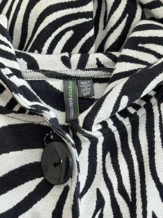 Shannon Passero Zebra Print Cardigan