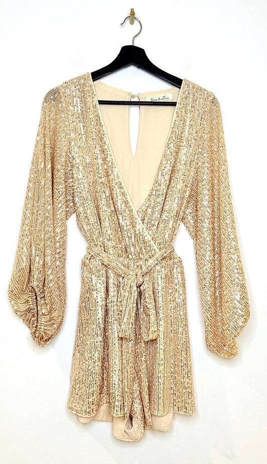 Vine & Love Sequined Romper