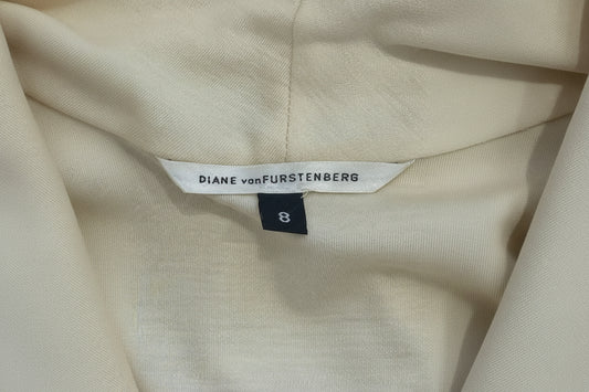 Diane von Furstenberg Cream Sweater Dress