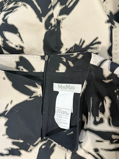 Black and white patterned jacket with Max Mara label