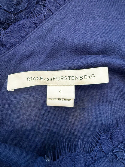 Diane von Furstenberg Navy Bodycon Dress