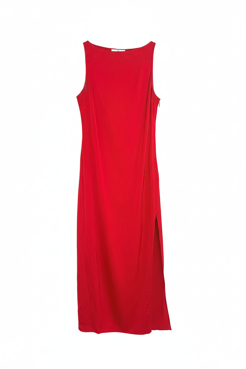 Red Sleeveless Dress