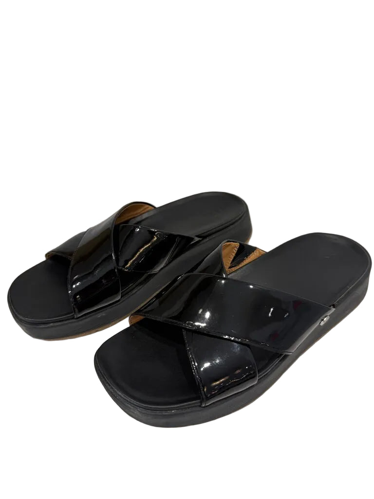 UGG Black Slide Sandals