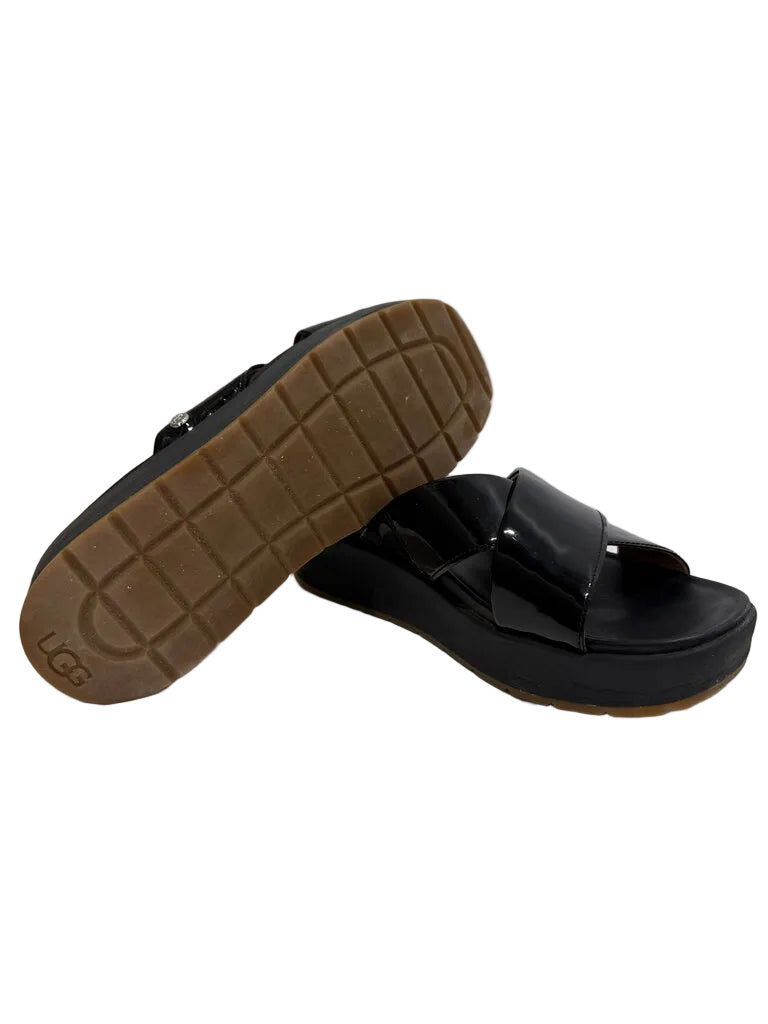 UGG Black Slide Sandals