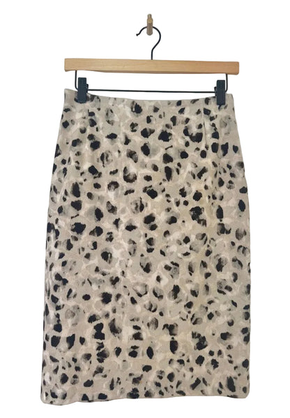 Max Mara Studio Animal Print Skirt