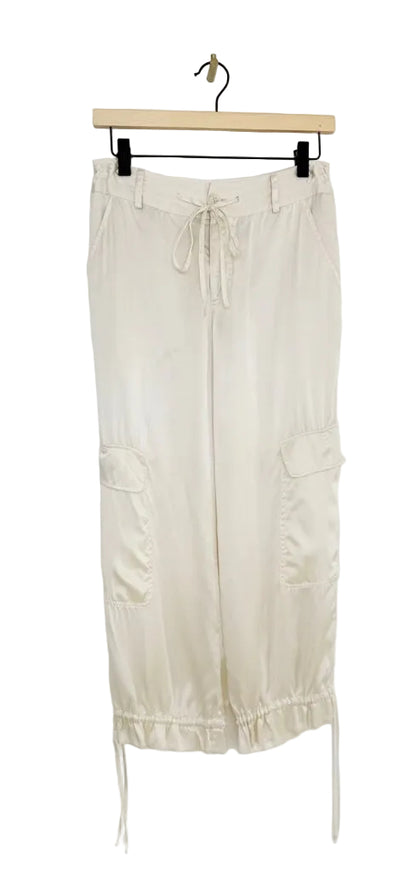 Silk Cargo Pants