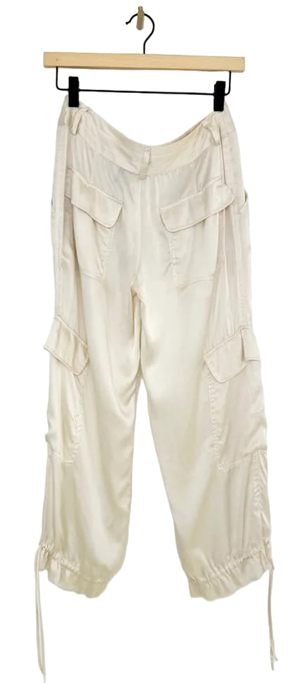 Silk Cargo Pants