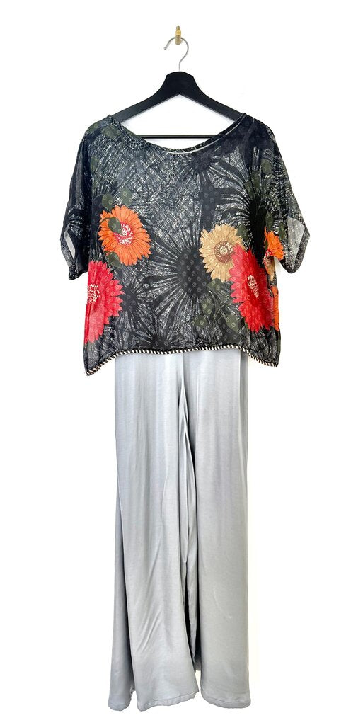 Lotus Eaters Floral Top & Jumpsuit