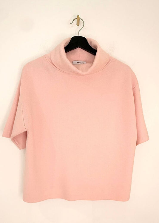 MNG Women's Pink Short Sleeve Top
