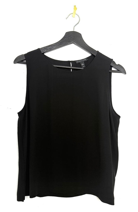 Eileen Fisher Black Sleeveless Top