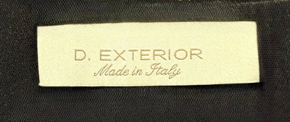 D. Exterior Black Top with Decorative Neckline