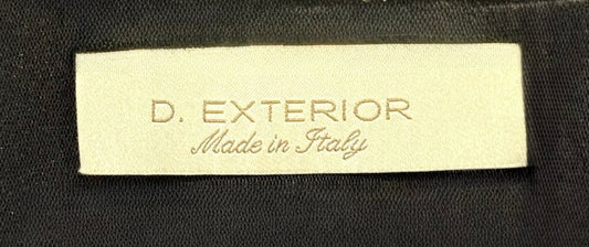 D. Exterior Black Top with Decorative Neckline