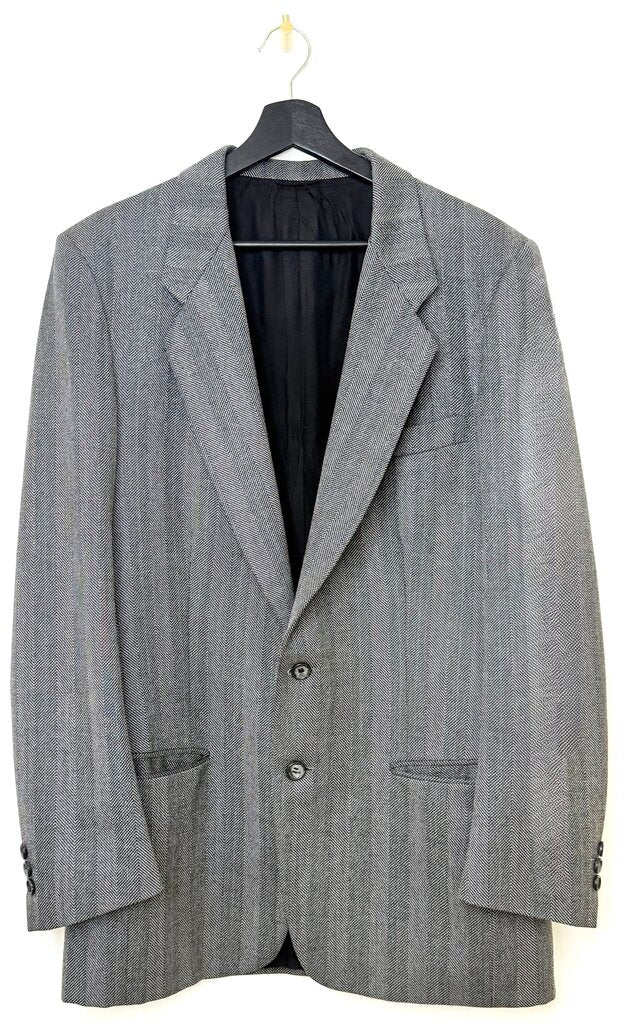 Givenchy Monsieur Gray Herringbone Blazer