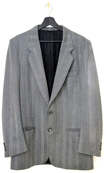 Givenchy Monsieur Gray Herringbone Blazer