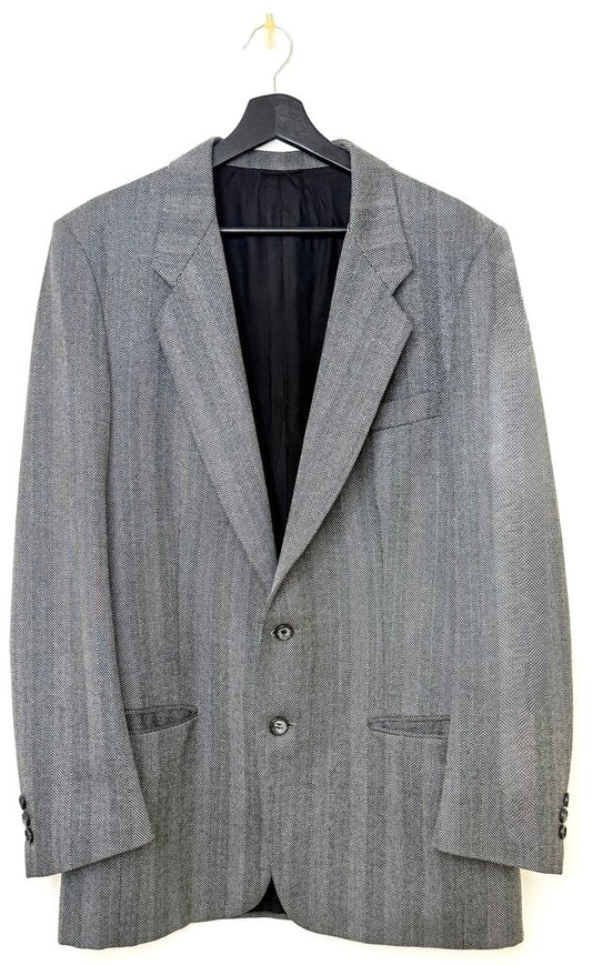 Givenchy Monsieur Gray Herringbone Blazer
