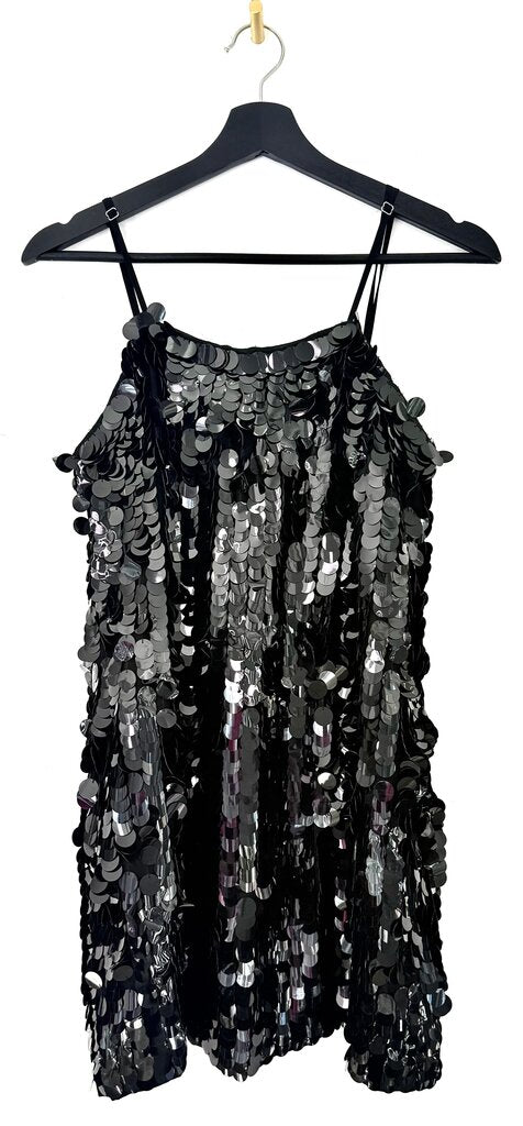 Karina Grimaldi Black Sequin Dress