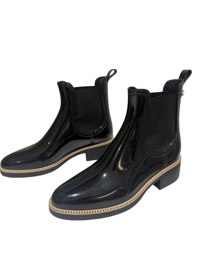 Lemon Jelly Black Chelsea Boots