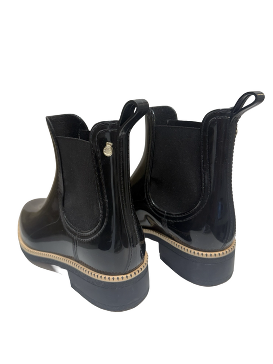 Lemon Jelly Black Chelsea Boots