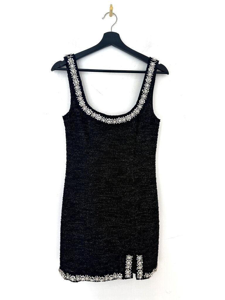 hutch Maye Black Embellished Dress
